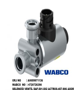 SELENOİD VENTİL DAF-501-502 ACTROS-457-906 AXOR 4720726390 A0059971136