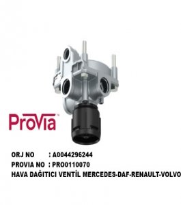 HAVA DAĞITICI VENTİL MERCEDES-DAF-RENAULT-VOLVO PROVIA PRO0110070 A004429